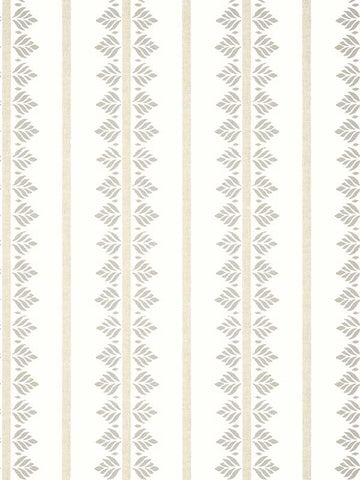 AT15104 Fern Stripe Beige Wallpaper