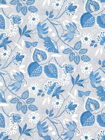 AT15116 Indienne Hazel Blue Wallpaper