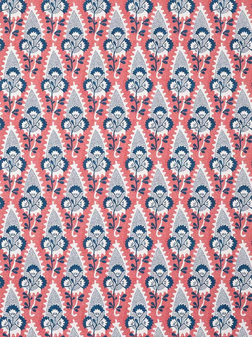 AT15124 Cornwall Red and Blue Wallpaper