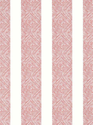 AT15126 Clipperton Stripe Red Wallpaper