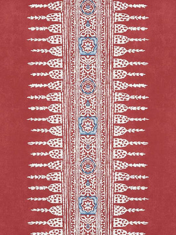 AT15138 Javanese Stripe Red Wallpaper