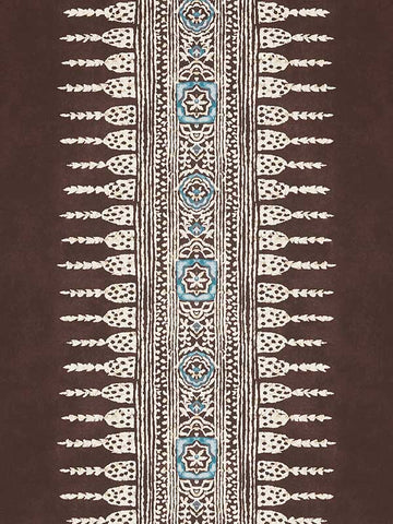 AT15139 Javanese Stripe Brown Wallpaper