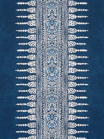 AT15142 Javanese Stripe Navy Wallpaper