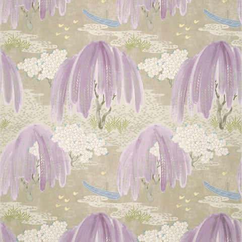 AT23107 Willow Tree Lavender Wallpaper