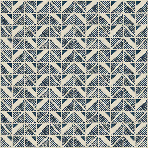 AT23119 Bloomsburry Square Navy Wallpaper