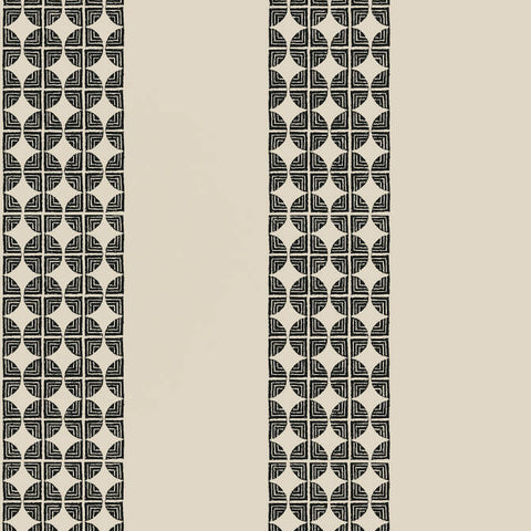AT23131 Fairmont Stripe Black Wallpaper