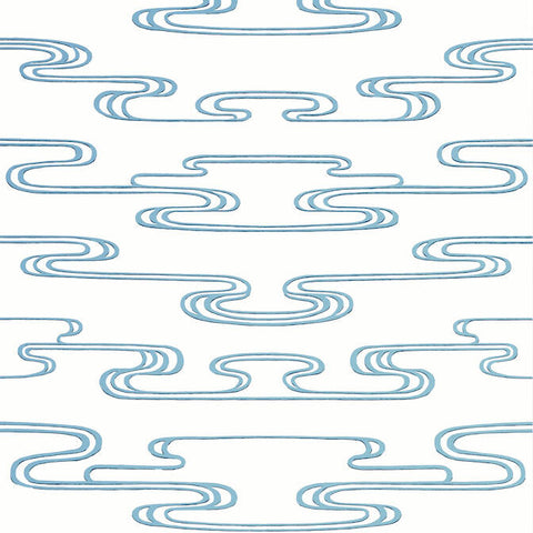 AT23153 Cloudwater Blue Wallpaper