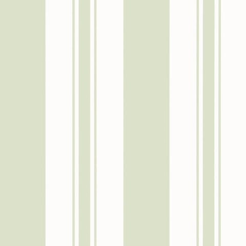 AT23169 Keswick Stripe Green Wallpaper