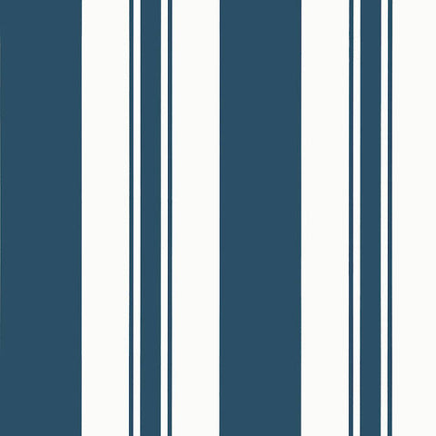 AT23173 Keswick Stripe Navy Wallpaper