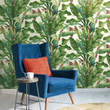 AT7068 Banana Leaf Sure Strip Wallpaper