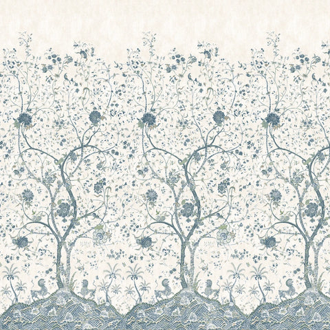 ATM10774 Blue La Bourdonnais Mural Wallpaper  