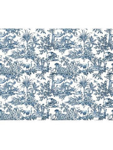 ATWW15171 Antilles Toile Navy Wallpaper