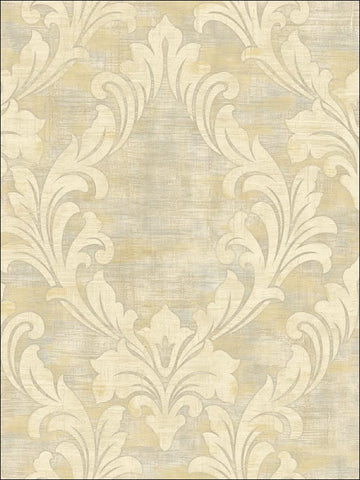 AV50705 Kepler Damask Beige Wallpaper