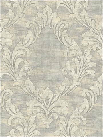 AV50708 Kepler Damask Taupe Wallpaper