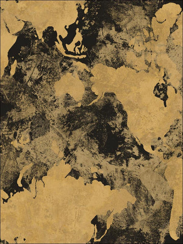 AV50900 Galileo Toile Black and Yellow Wallpaper