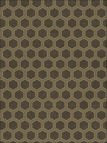 AV51205 Curie Geo Chocolate and Gold Wallpaper