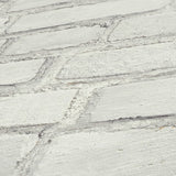 BB51101 Coastal Brick Effect Motif White Wallpaper