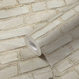BB51102 Coastal Brick Effect Motif Beige Wallpaper