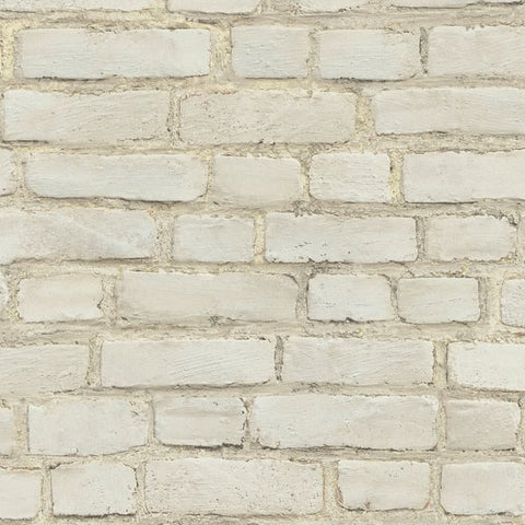 BB51102 Coastal Brick Effect Motif Beige Wallpaper