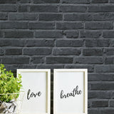 BB51103 Brickshire Residents Motif Silver Grey Wallpaper
