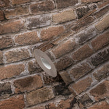 BB51116 Brickshire Residents Motif Bronze Brown Wallpaper