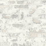 BB51119 Industrial Chic Motif Silver Grey Wallpaper
