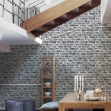 BB51123 Stone Symphony Motif Silver Grey Wallpaper