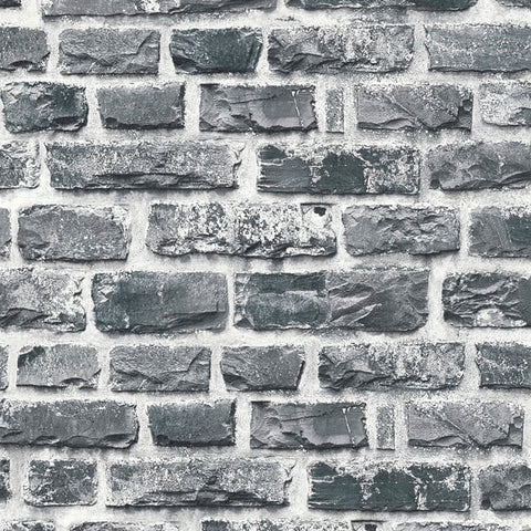 BB51123 Stone Symphony Motif Silver Grey Wallpaper