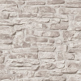 BB51126 Stone Symphony Motif Silver Grey Wallpaper