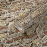 BB51127 Stone Symphony Motif Beige Wallpaper