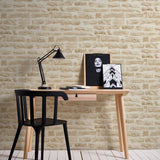 BB51128 Rocky Retreat Motif Beige Wallpaper