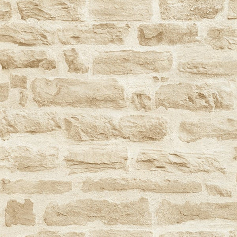 BB51128 Rocky Retreat Motif Beige Wallpaper