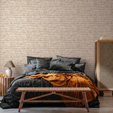 BB51129 Rocky Retreat Motif Beige Wallpaper