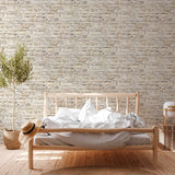 BB51131 Stone Symphony Motif Beige Wallpaper