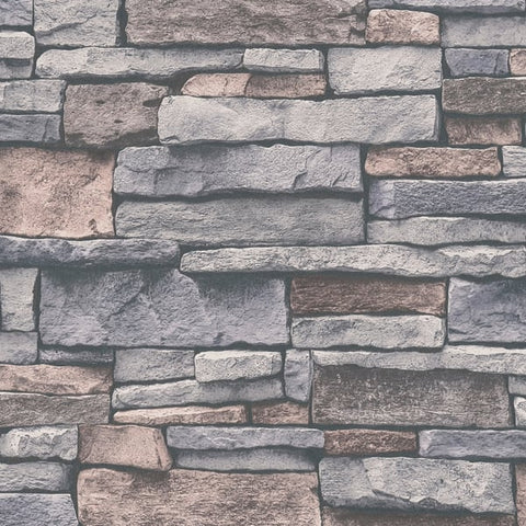 BB51132 Sandstone Splendour Motif Silver Grey Wallpaper