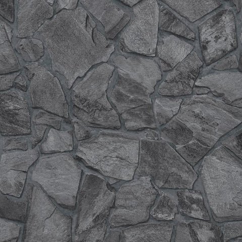 BB51141 Petrified Paradise Motif Silver Grey Wallpaper