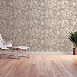 BB51143 Claystone Cottage Motif Beige Wallpaper0