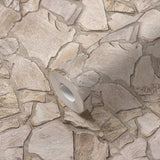 BB51143 Claystone Cottage Motif Beige Wallpaper