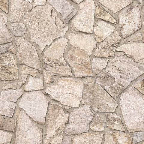 BB51143 Claystone Cottage Motif Beige Wallpaper0