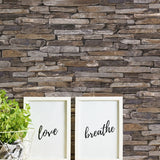BB51145 Rocky Retreat Motif Bronze Brown Wallpaper