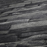 BB51146 Rocky Retreat Motif Silver Grey Wallpaper