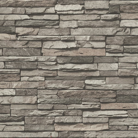 BB51148 Graceful Granite Motif Silver Grey Wallpaper