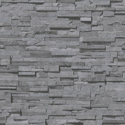 BB51149 Graceful Granite Motif Silver Grey Wallpaper