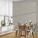 BB51154 Graceful Granite Motif Silver Grey Wallpaper
