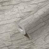 BB51154 Graceful Granite Motif Silver Grey Wallpaper