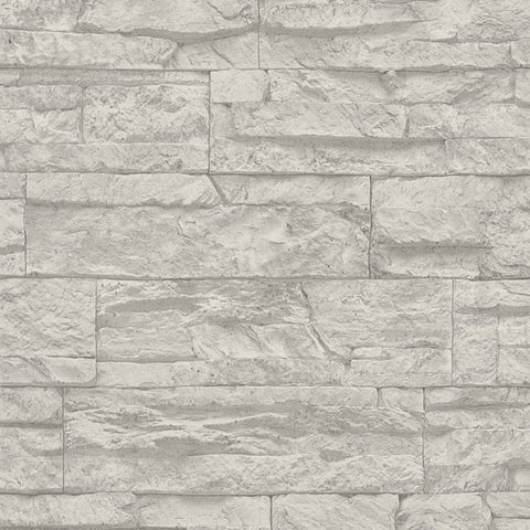 BB51154 Graceful Granite Motif Silver Grey Wallpaper