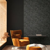 BB51155 Luxurious Marble Motif Black Wallpaper