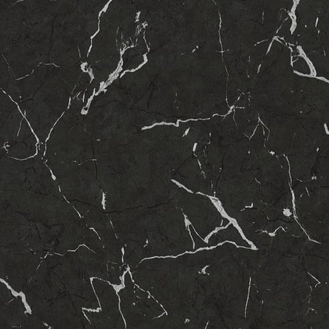 BB51157 Luxurious Marble Motif Black Wallpaper