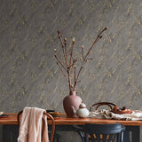 BB51159 Luxurious Marble Motif Silver Grey Wallpaper