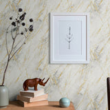 BB51160 Luxurious Marble Motif Silver Grey Wallpaper